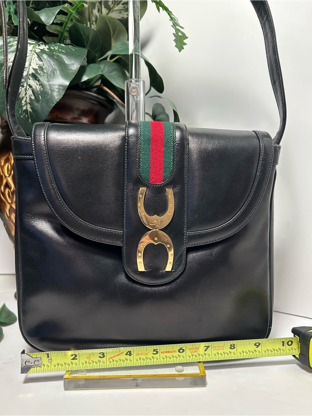 ✨ Vintage Gucci Equestrian Web Shoulder Bag ✨. WITH COA - Picture 12 of 16